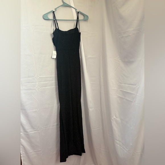 Windsor Black Glitter Bodycon Maxi Dress - Picture 5 of 6